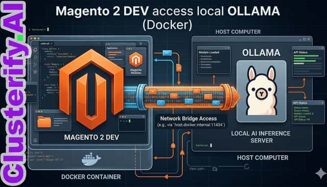 magento 2 accesses local hosted ollama and ai
