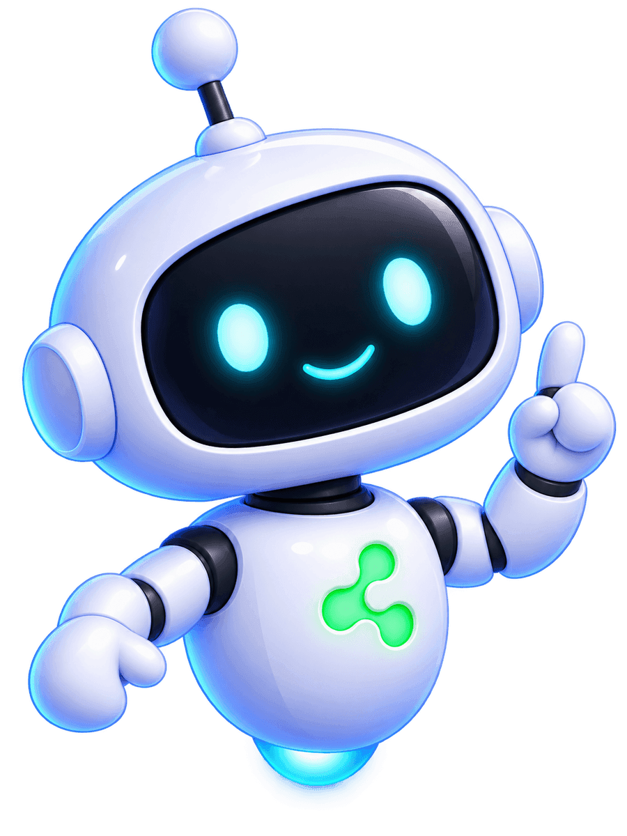 Clusterify.AI friendly context-aware pointing chatbot robot