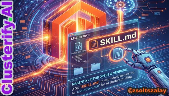 Call to add SKILL.md file to Magento modules for better AI/LLM understanding - Zsolt Szalay
